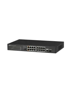 Dahua Technology PoE DH-PFS3117-16ET-135 switch Fast Ethernet (10 100) Energía sobre Ethernet (PoE) Negro