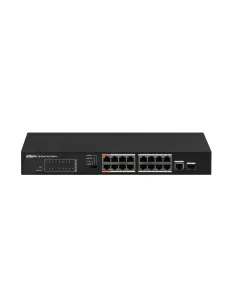 Dahua Technology PoE DH-PFS3117-16ET-135 switch Fast Ethernet (10 100) Energía sobre Ethernet (PoE) Negro 2