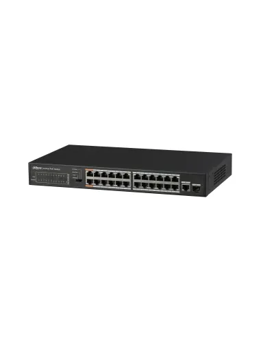 Dahua Technology PoE DH-PFS3125-24ET-190 switch Gigabit Ethernet (10 100 1000) Energía sobre Ethernet (PoE) Negro