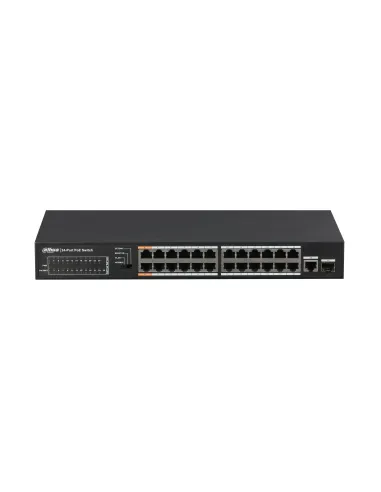 Dahua Technology PoE DH-PFS3125-24ET-190 switch Gigabit Ethernet (10 100 1000) Energía sobre Ethernet (PoE) Negro