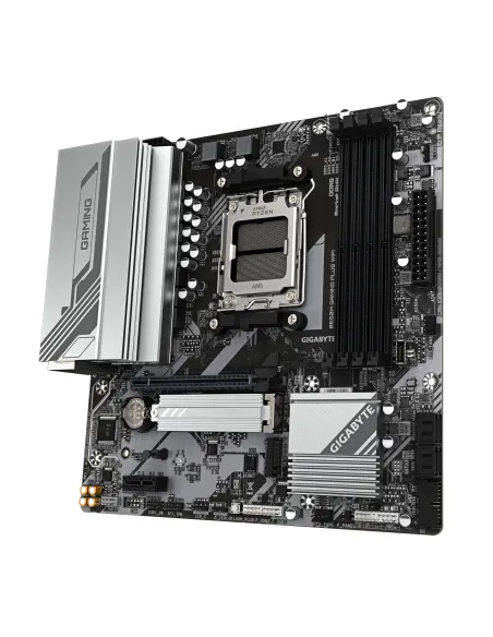 GIGABYTE B650M GAMING PLUS WIFI Placa base - Procesadores AMD Ryzen 9000, VRM de 5+2+2 fases, hasta 8000 MHz DDR5, 2xPCIe 4.0