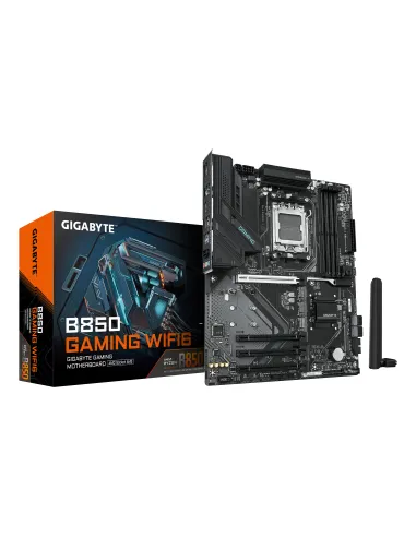 GIGABYTE B850 GAMING WIFI6 Placa Base - Procesadores AMD Ryzen Serie 9000, VRM digital de 6+2+2 fases, hasta 8200MHz DDR5 (OC),