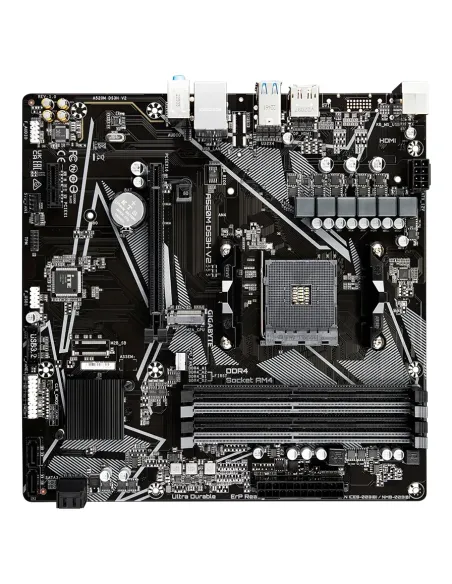 GIGABYTE Placa base A520M DS3H V2 - Soporta CPUs AMD Ryzen serie 5000 AM4, hasta 4733 MHz DDR4 (OC), PCIe 3.0 x16, LAN GbE, USB