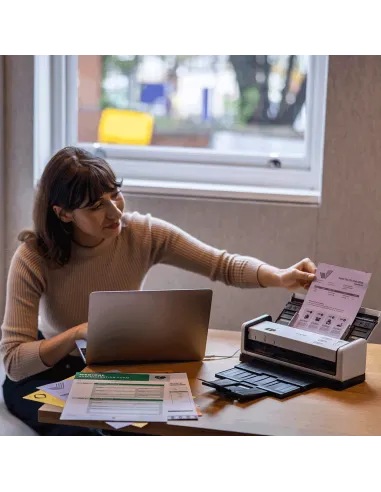 Brother ADS-1300 Escáner con alimentador automático de documentos (ADF) 1200 x 1200 DPI A4 Blanco