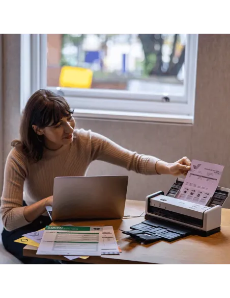 Brother ADS-1300 Escáner con alimentador automático de documentos (ADF) 1200 x 1200 DPI A4 Blanco