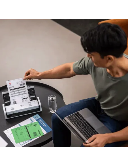 Brother ADS-1300 Escáner con alimentador automático de documentos (ADF) 1200 x 1200 DPI A4 Blanco