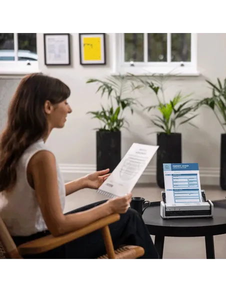 Brother ADS-1300 Escáner con alimentador automático de documentos (ADF) 1200 x 1200 DPI A4 Blanco