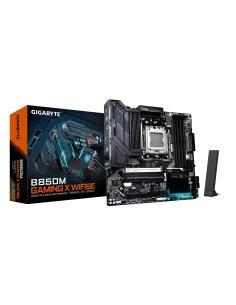 GIGABYTE B850M GAMING X WIFI6E Placa Base - Procesadores AMD Ryzen Serie 9000, VRM Digital 10+2+2 fases, hasta 8200MHz DDR5