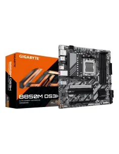 GIGABYTE B850M DS3H Placa Base - Procesadores AMD Ryzen Serie 9000, 16+2+2 fases VRM digitales, hasta 8200MHz DDR5 (OC), 1xPCIe