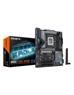 GIGABYTE B860 EAGLE WIFI6E Placa base - CPUs Intel Core Ultra, VRM de 12+1+2+1 fases, hasta 9066MHz DDR5, 1xPCIe 5.0 + 2xPCIe