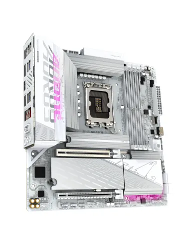 GIGABYTE B860M AORUS ELITE WF6E ICE Placa base - CPUs Intel Core Ultra, VRM de 12+1+2+1 fases, hasta 9200MHz DDR5, 1xPCIe 5.0 +