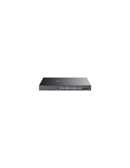 TP-Link Omada SG3428XMPP switch Gestionado L2+ Gigabit Ethernet (10/100/1000) Energía sobre Ethernet (PoE) 1U Negro
