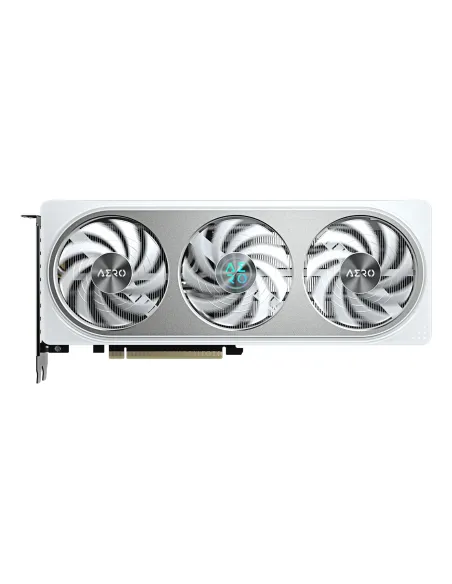 GIGABYTE GeForce RTX 5060 Ti AERO OC 8G Tarjeta Gráfica – 8 GB GDDR7, 128 bits, PCI-E 5.0, 2647 MHz Frecuencia del núcleo, 3 x