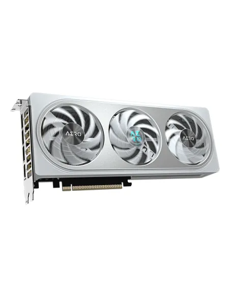 GIGABYTE GeForce RTX 5060 Ti AERO OC 8G Tarjeta Gráfica – 8 GB GDDR7, 128 bits, PCI-E 5.0, 2647 MHz Frecuencia del núcleo, 3 x