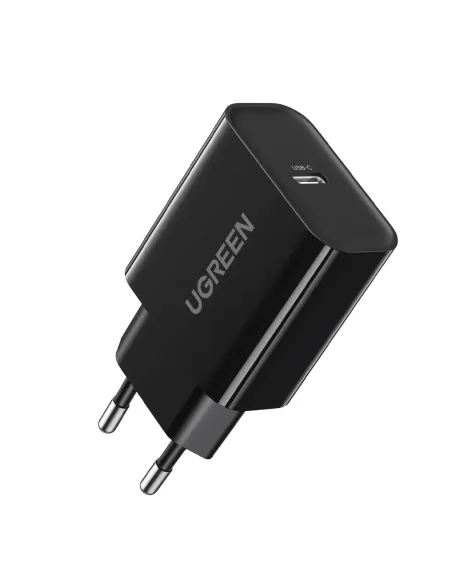 Ugreen 10191 cargador de dispositivo móvil Universal Negro Corriente alterna Carga rápida Interior