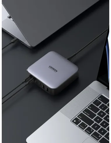 Ugreen Nexode Universal Negro, Gris Corriente alterna Carga rápida Interior