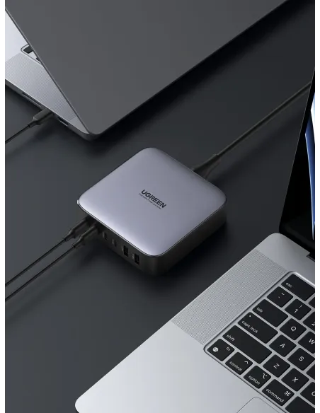 Ugreen Nexode Universal Negro, Gris Corriente alterna Carga rápida Interior