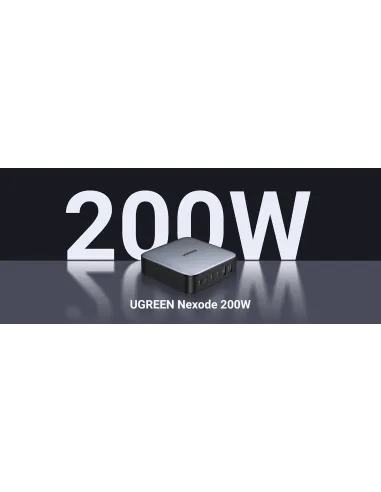 Ugreen Nexode Universal Negro, Gris Corriente alterna Carga rápida Interior