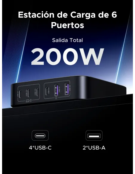 Ugreen Nexode Universal Negro, Gris Corriente alterna Carga rápida Interior