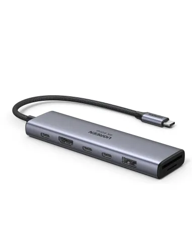 Ugreen REVODOK 7-IN-1 4K@60HZ HDMI DOCK Acoplamiento Base Gris