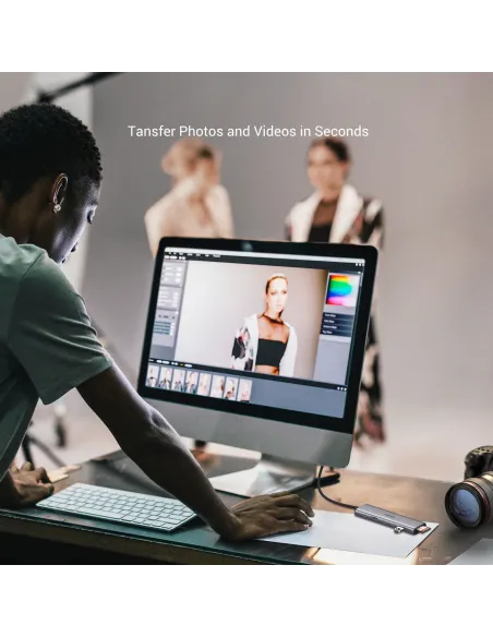 Ugreen REVODOK 7-IN-1 4K@60HZ HDMI DOCK Acoplamiento Base Gris