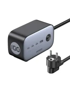 Ugreen DigiNest Pro 1 salidas AC Tipo C 1,8 m 4 3680 W Negro