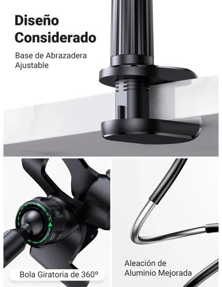 Ugreen 80906 soporte Soporte pasivo Teléfono móvil smartphone Negro