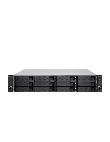 QNAP TS-H1886XU-RP-R2 NAS Bastidor (3U) Intel® Xeon® D D-1622 32 GB DDR4 0 TB QuTS hero Negro, Gris