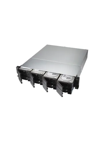 QNAP TS-H1886XU-RP-R2 NAS Bastidor (3U) Intel® Xeon® D D-1622 32 GB DDR4 0 TB QuTS hero Negro, Gris