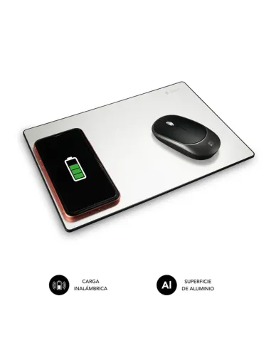 Alfombrilla cargador subblim mousepad wireless charger 10w