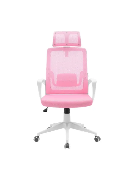 Mars Gaming MGC-ERGOLITE, Silla Gaming Ergonómica, Respaldo Malla Transpirable, Reposacabezas Ajustable y Soporte Lumbar,