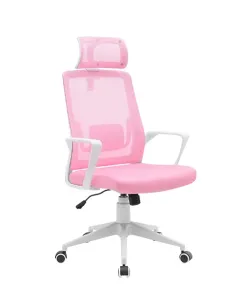 Mars Gaming MGC-ERGOLITE, Silla Gaming Ergonómica, Respaldo Malla Transpirable, Reposacabezas Ajustable y Soporte Lumbar, 2