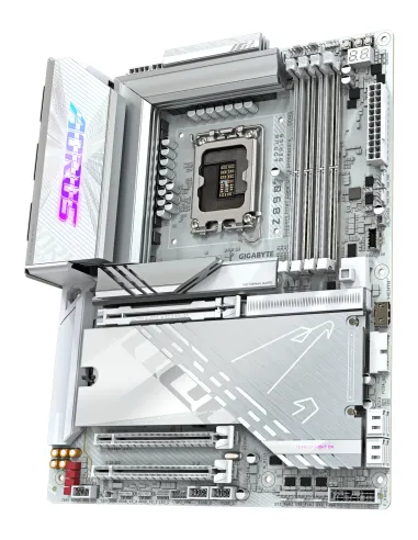 GIGABYTE Placa base Z890 AORUS PRO ICE - Compatible con CPUs Intel Core Ultra (Serie 2), VRM de 16+1+2 fases, hasta 9500MHz