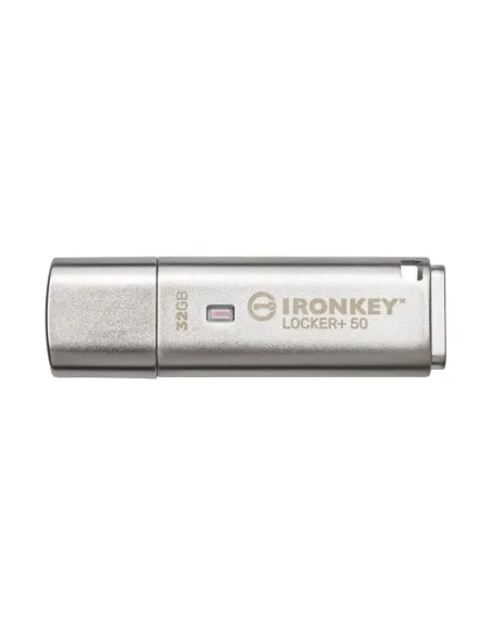 Memoria usb 3.2 kingston 32gb ironkey locker+50