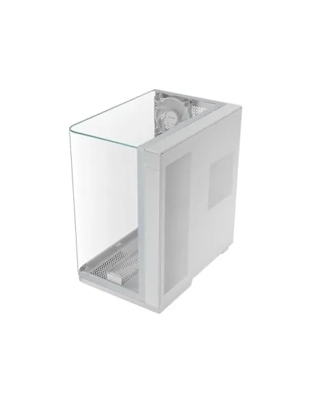 Caja ordenador mars gaming mcinfinio atx cristal templado blanca