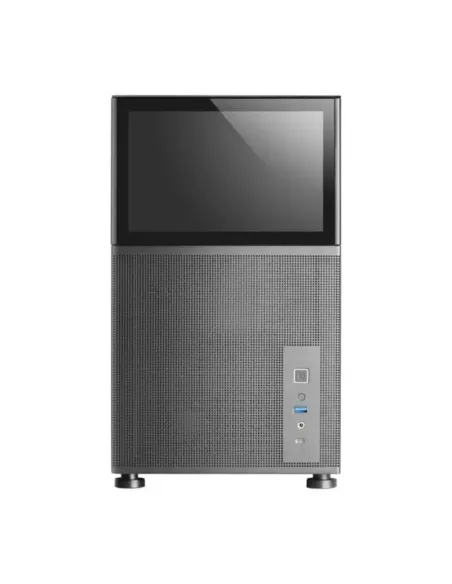 Caja ordenador mars gaming mclcd matx cristal templado pantalla ips 8 pulgadas negro