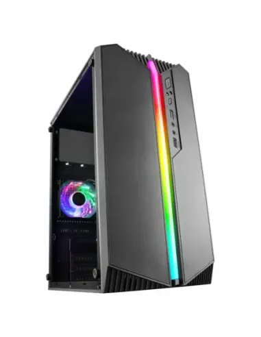 Caja ordenador mars gaming mc - s1 negro micro atx 1 x usb 3.0 1 x usb 2.0 1 x 80mm argb