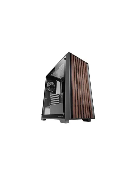 Caja ordenador mars gaming mcwoodc atx cristal templado negra