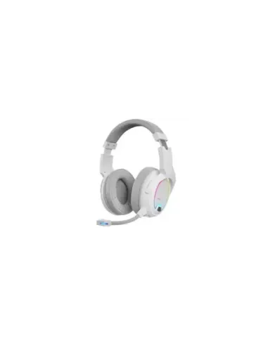 Auriculares Gaming Inalámbricos con Micrófono Mars Gaming MHW100/ Jack 3.5/ Blancos