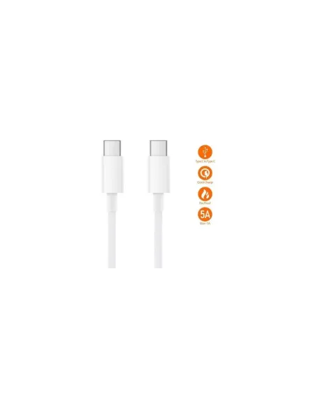 Cable USB 2.0 Tipo C Xiaomi SJV4108GL/ USB Tipo-C Macho - USB Tipo-C Macho/ 1.5m/ Blanco