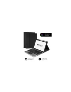 SUBBLIM Funda con Teclado Retroiluminado KEYTAB Pro BL BT Touchpad Ipad Pro 11 2020 Black