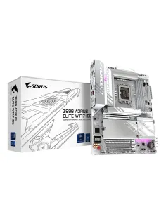 GIGABYTE Placa base Z890 AORUS ELITE WIFI7 ICE - Compatible con CPUs Intel Core Ultra (Serie 2), VRM de 16+1+2 fases, hasta