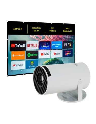 iggual MP720p + ECO-COST 100" 120 lúmenes ANSI 720p (1280x720) Blanco
