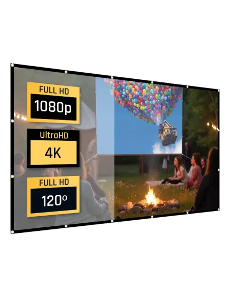 iggual MP720p + ECO-COST 100" 120 lúmenes ANSI 720p (1280x720) Blanco