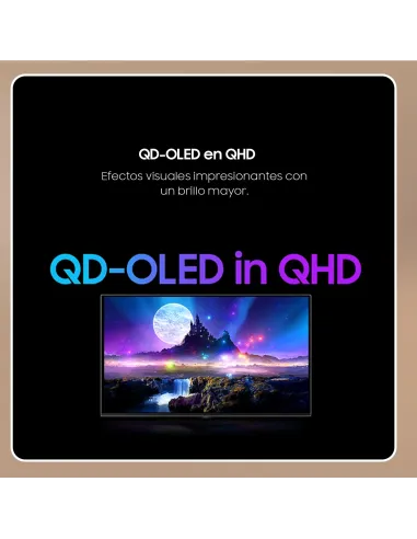 Samsung Monitor Gaming 27" Odyssey G6 G60SF QHD 500Hz Plano