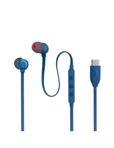 JBL Tune 310C USB Auriculares Alámbrico Dentro de oído Llamadas Música USB Tipo C Azul