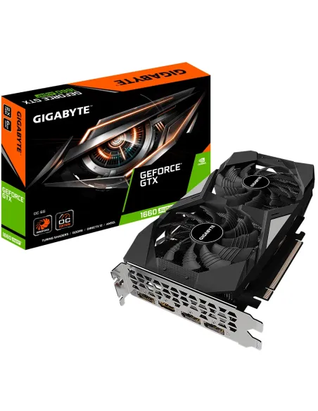 GIGABYTE GV-N166SOC-6GD tarjeta gráfica NVIDIA GeForce GTX 1660 SUPER 6 GB GDDR6