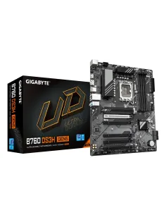 GIGABYTE B760 DS3H GEN5 Placa Base – Compatible con procesadores Intel Core 14ª generación, VRM digital de 8+2+1 fases, hasta