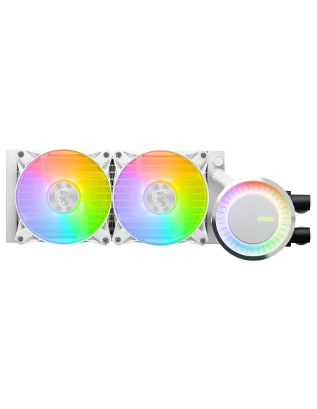 MSI MAG Coreliquid E240 WHITE Placa base, Procesador Kit de refrigeración líquida 12 cm Blanco