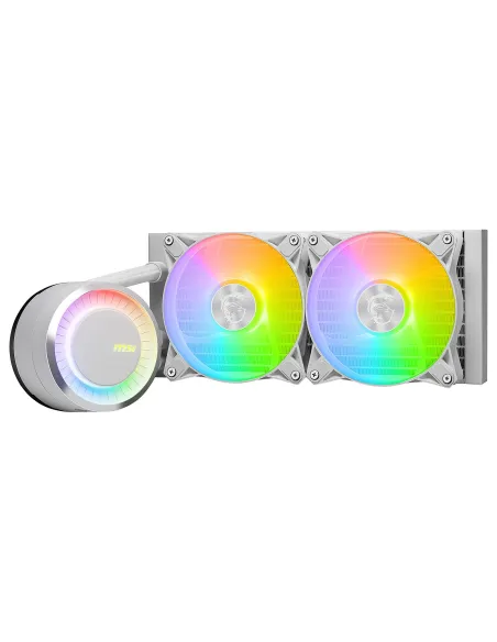 MSI MAG Coreliquid E240 WHITE Placa base, Procesador Kit de refrigeración líquida 12 cm Blanco